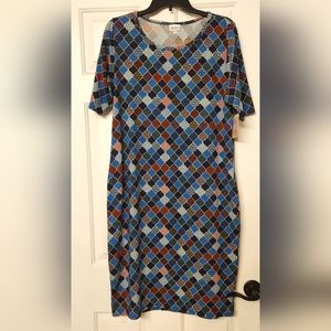 LuLaRoe Julia Dress NWT 2XL